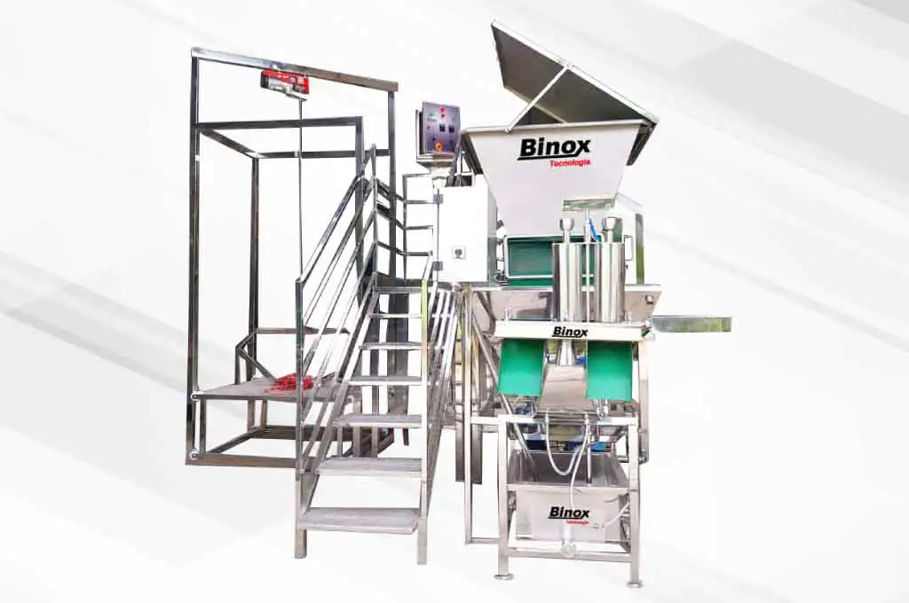 Conjunto Completo para Mussarela Processada em Aço Inox